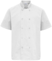 Chef's Jacket mixed short sleeves